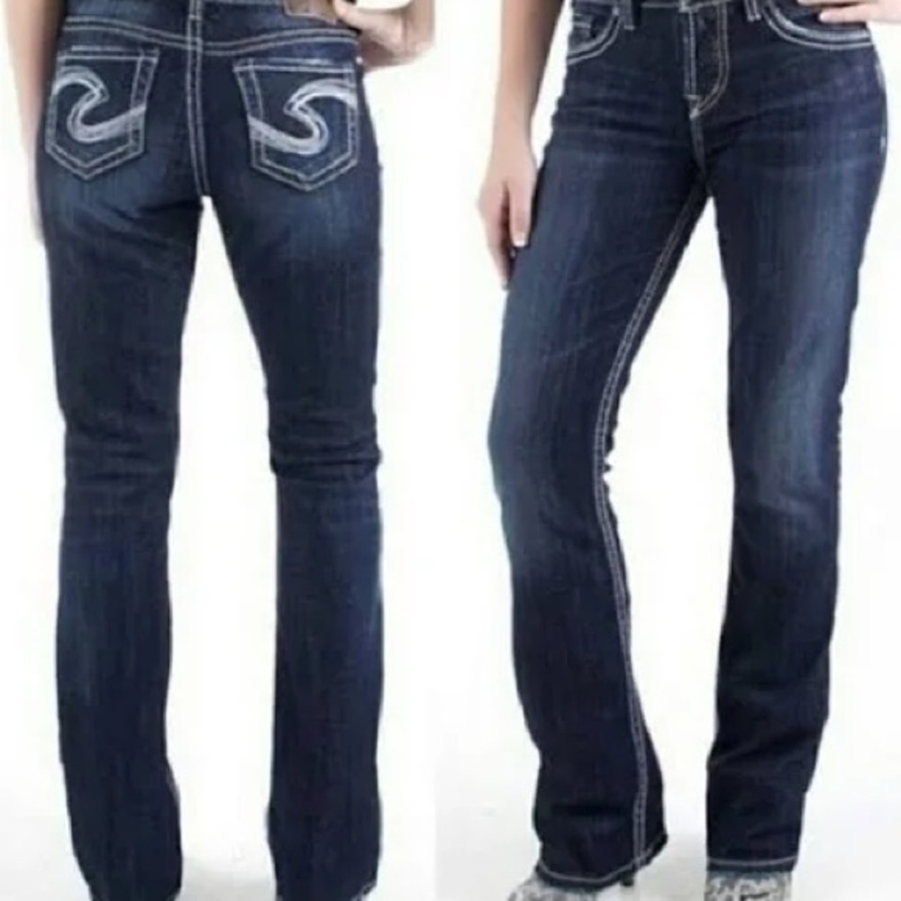 Silver Jeans NATSUKI  Stretch, Boot Cut, Mid-Rise 28x29